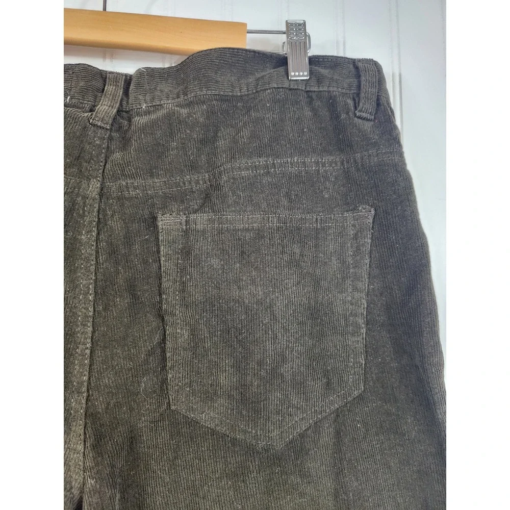 Paper Denim & Cloth Mens Brown Ribbed Corduroy Chino Pants Straight Leg‎ 38x32
